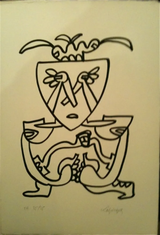 Litografía Lapicque - Sans titre