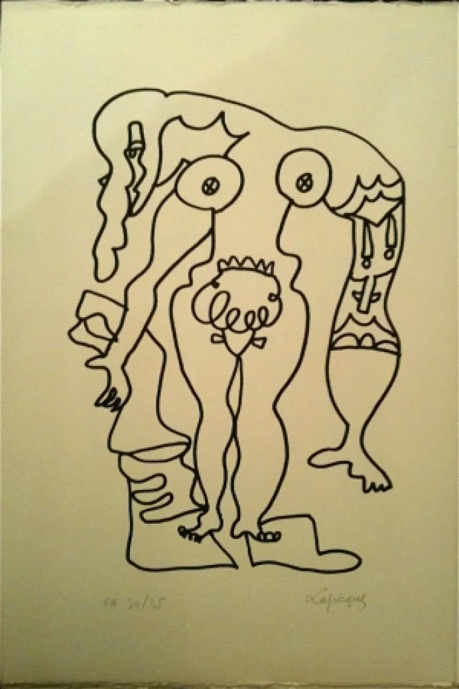 Litografía Lapicque - Sans titre