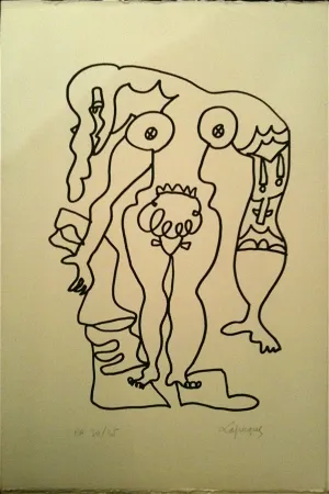 Litografía Lapicque - Sans titre