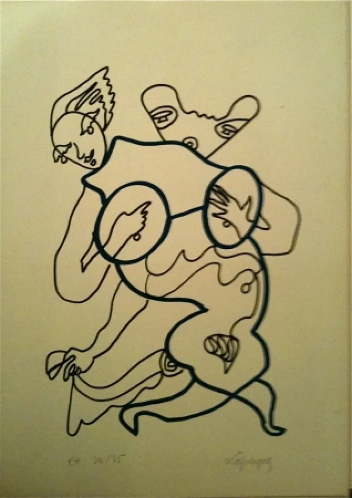 Litografía Lapicque - Sans titre