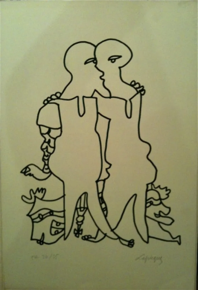 Litografía Lapicque - Sans titre