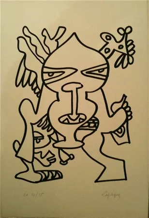 Litografía Lapicque - Sans titre