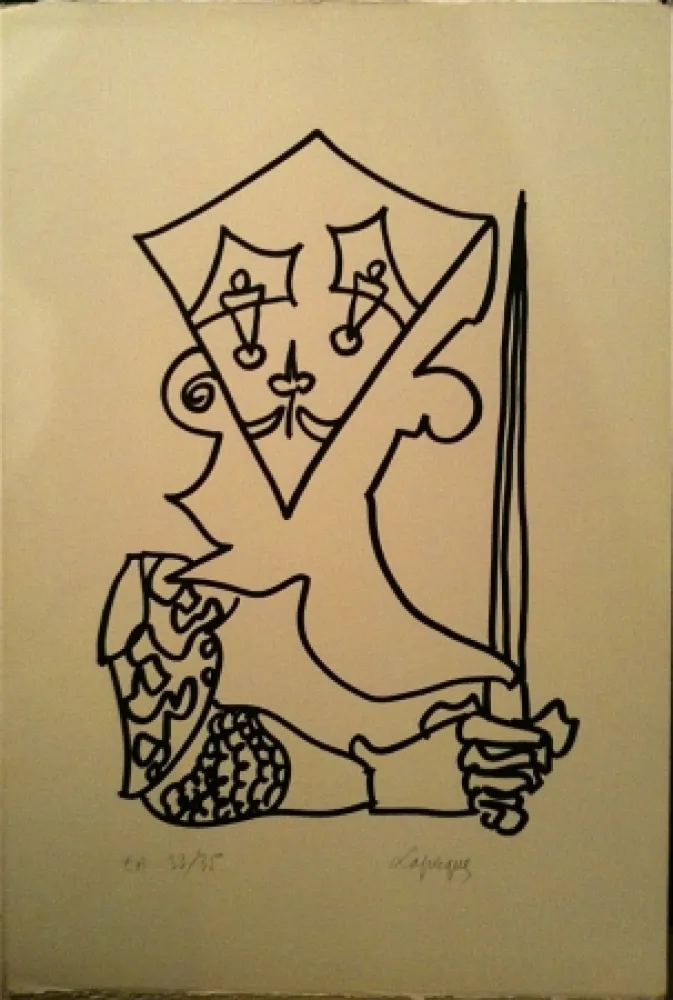 Litografía Lapicque - Sans titre