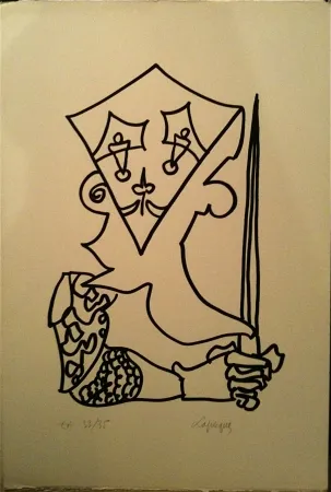 Litografía Lapicque - Sans titre