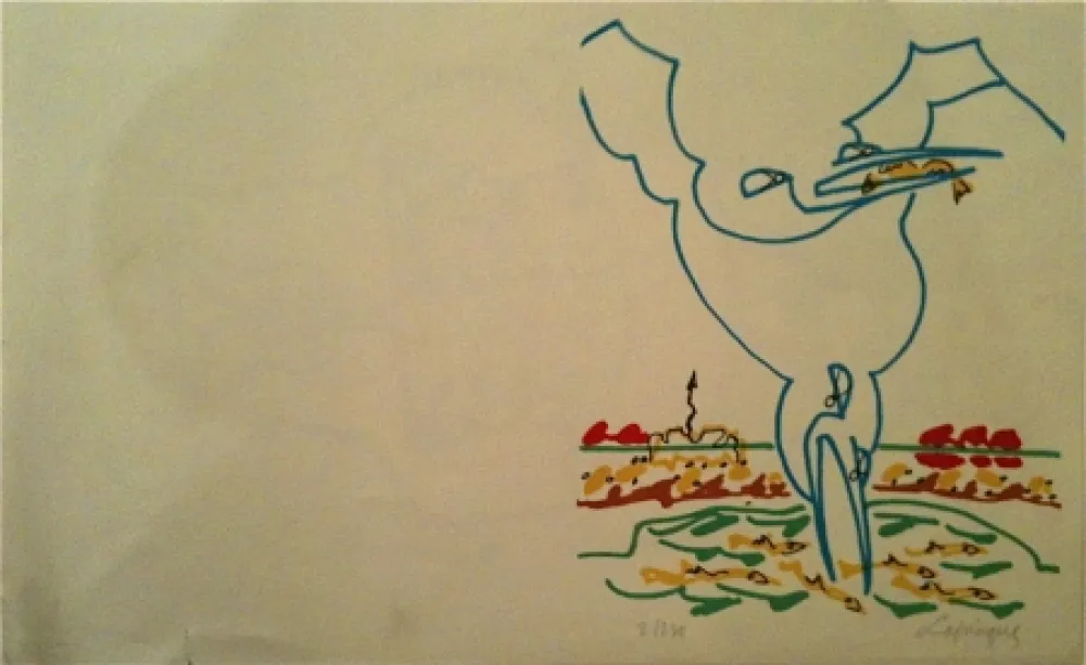 Litografía Lapicque - Sans titre