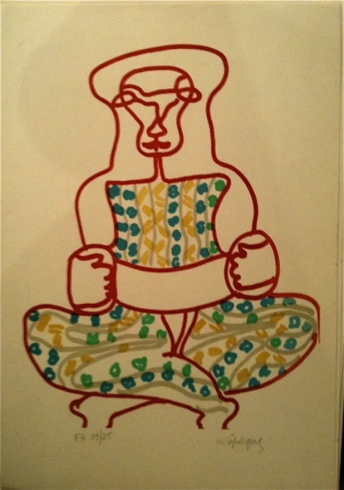 Litografía Lapicque - Sans titre