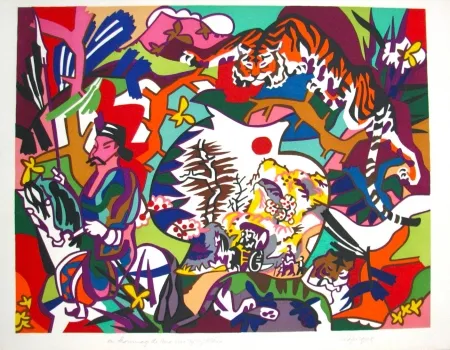 Litografía Lapicque - Untitled