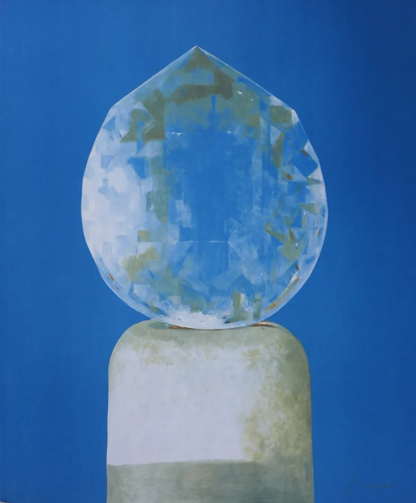 Litografía Larraz - Her best Friend