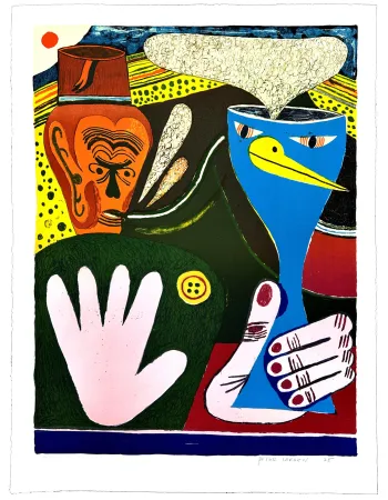 Litografía Larsen - La Main