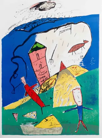 Litografía Larus - Sans titre