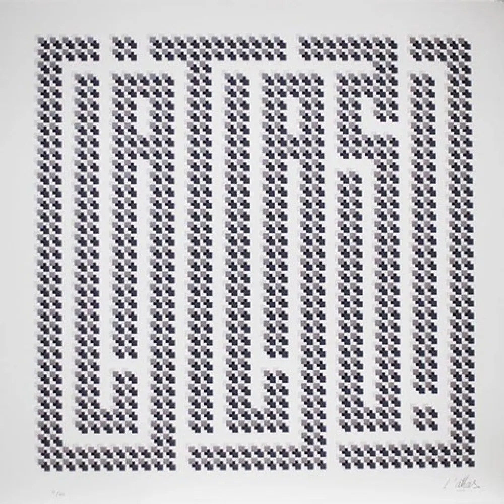 Litografía L'atlas - Squares series #2