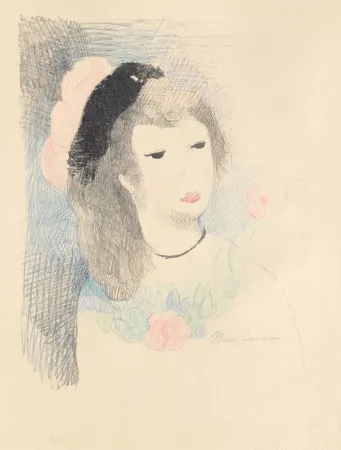 Litografía Laurencin - Alice et le fiasco
