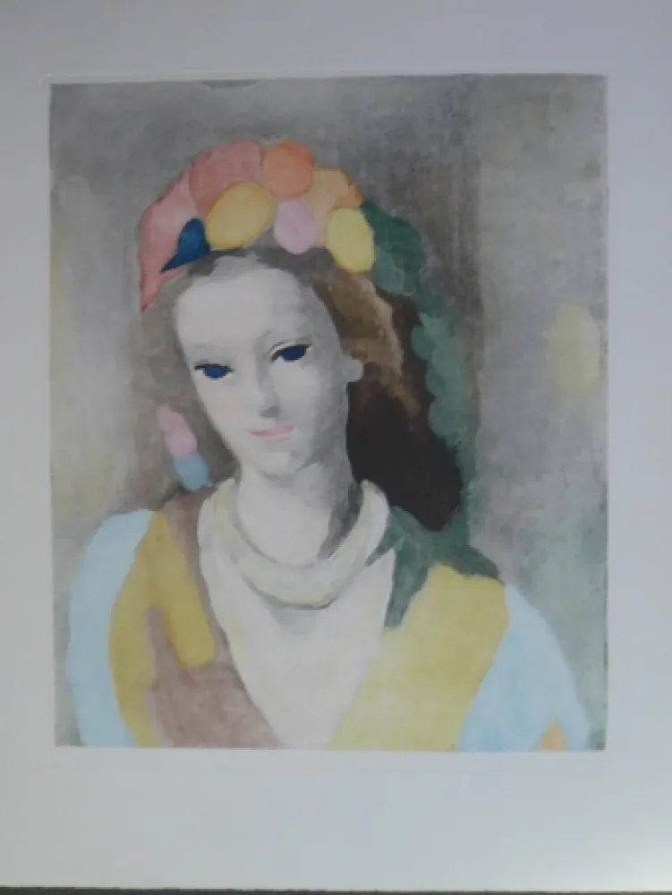 Aguatinta Laurencin - Jeune fille