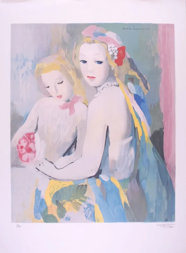 Litografía Laurencin - Les deux amies