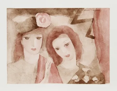 Aguafuerte Y Aguatinta Laurencin - Two Girls
