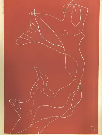 Linograbado Laurens - Deux Sirènes