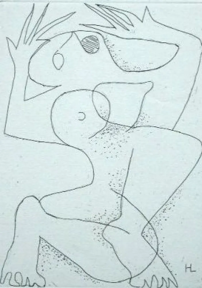 Aguafuerte Laurens - L'exterminée