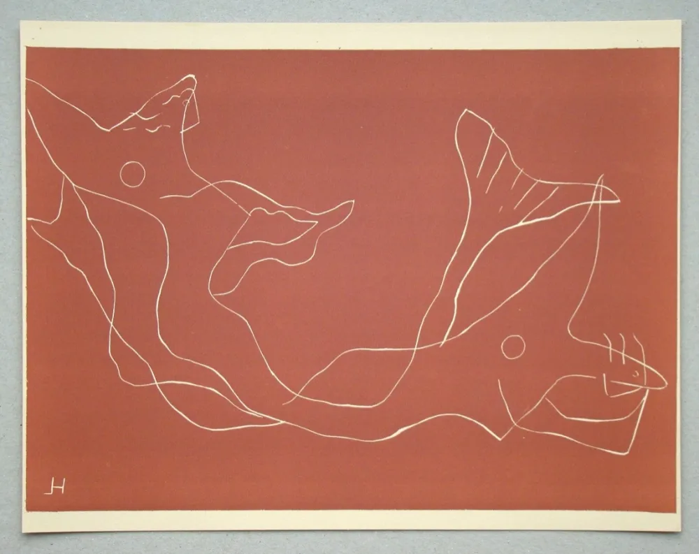 Linograbado Laurens - Sirènes