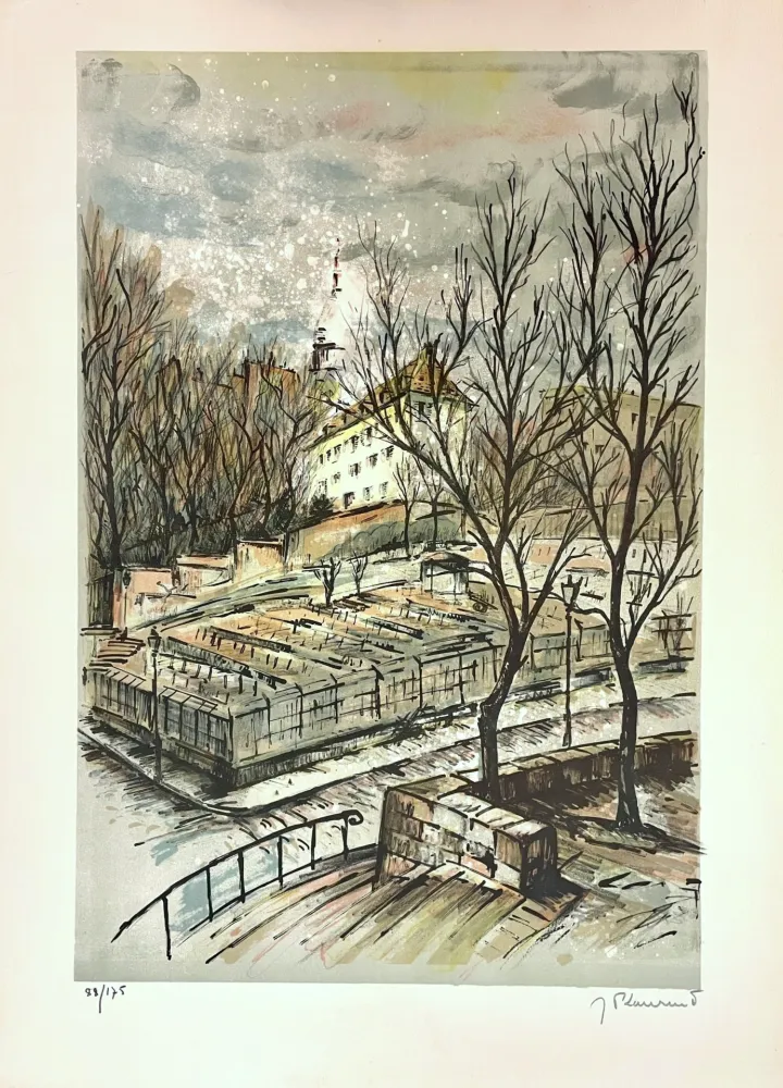 Litografía Laurent - Sans Titre