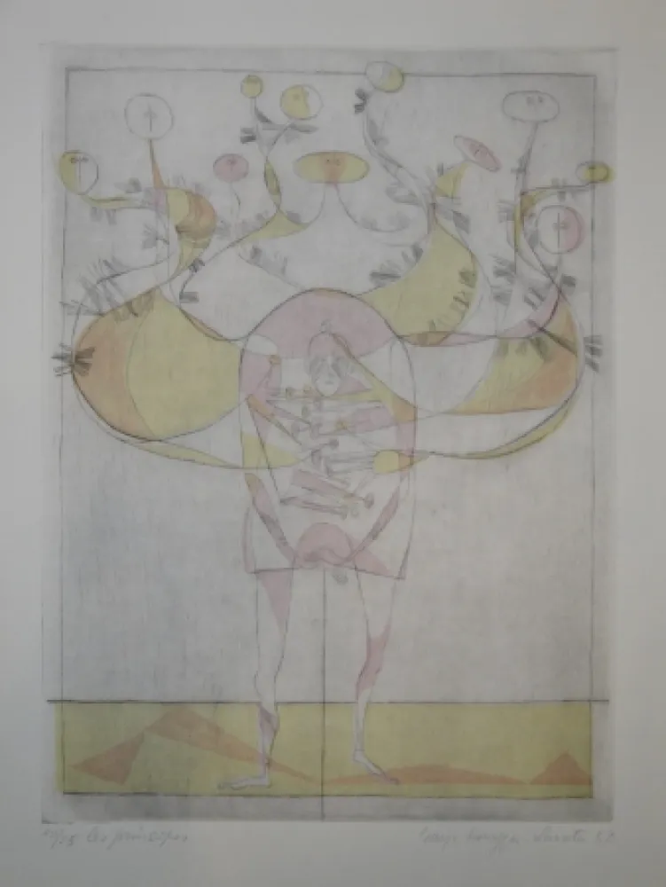 Punta Seca Lavater - BAUDELAIRE, Charles. Chacun sa chimère