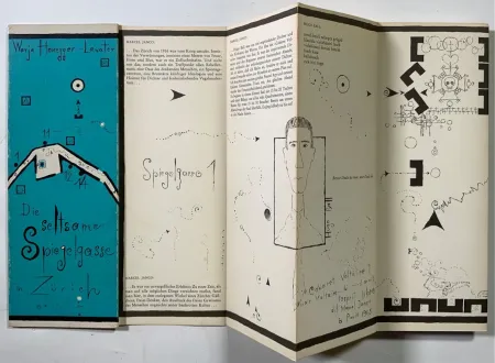 Libro Ilustrado Lavater - Honegger-Lavater, Warja - Die seltsame Spiegelgasse in Zürich, 1966,  Basel: Basilius Presse - DADA Leporello