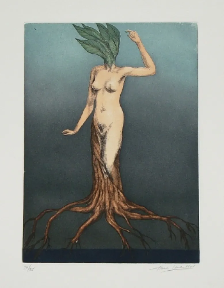 Aguafuerte Y Aguatinta Laventhol - Le miroir aux alouettes