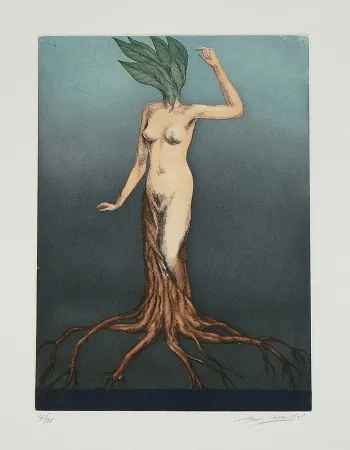 Aguafuerte Y Aguatinta Laventhol - Le miroir aux alouettes