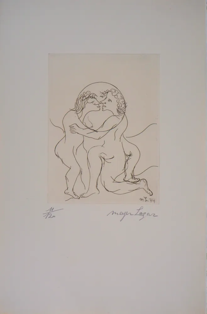 Grabado Lazar - Cantique des Cantiques, Passion, Je ne vois que toi