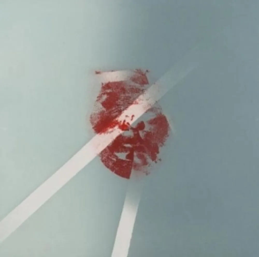 Aguatinta Le Brocquy - La mort d'un héros