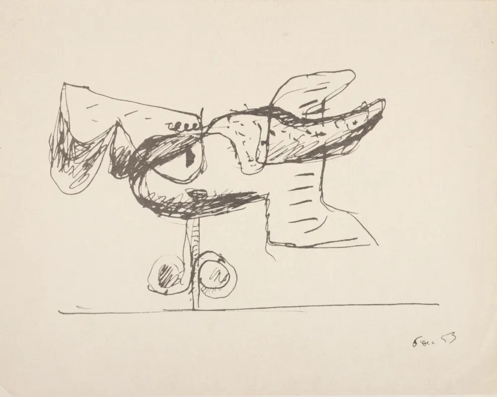 Sin Técnico Le Corbusier - Eau, Ciel, Terre, 1953 - Unique proof!