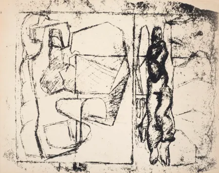 Sin Técnico Le Corbusier - Harmonique périlleuse, C. 1960 - Unique proof!