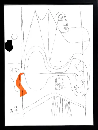 Litografía Le Corbusier - Icône 8 (Weber 81)