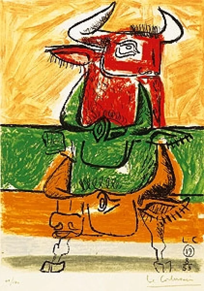 Aguafuerte Le Corbusier - Libro UNITÉ