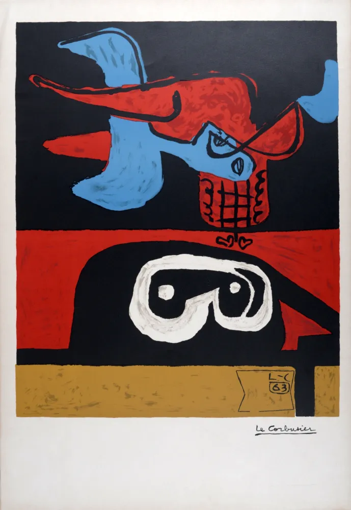 Litografía Le Corbusier - Otherwordly (Autrement que sur terre), 1963