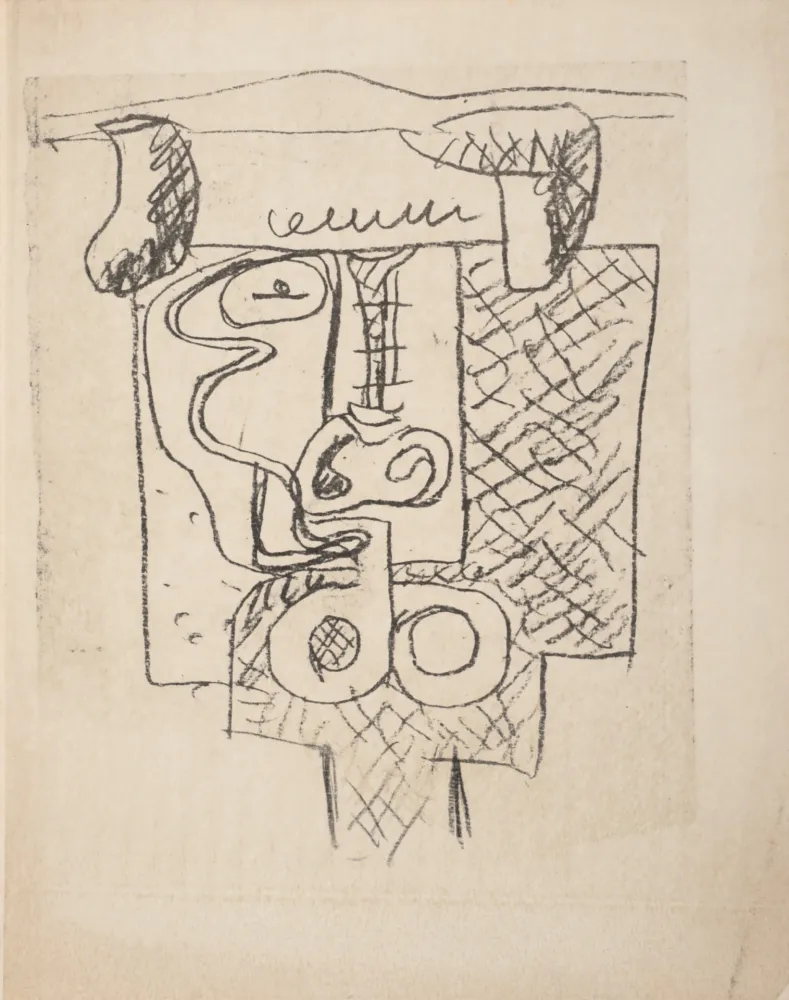 Sin Técnico Le Corbusier - Taureau, C. 1960 - Unique proof!