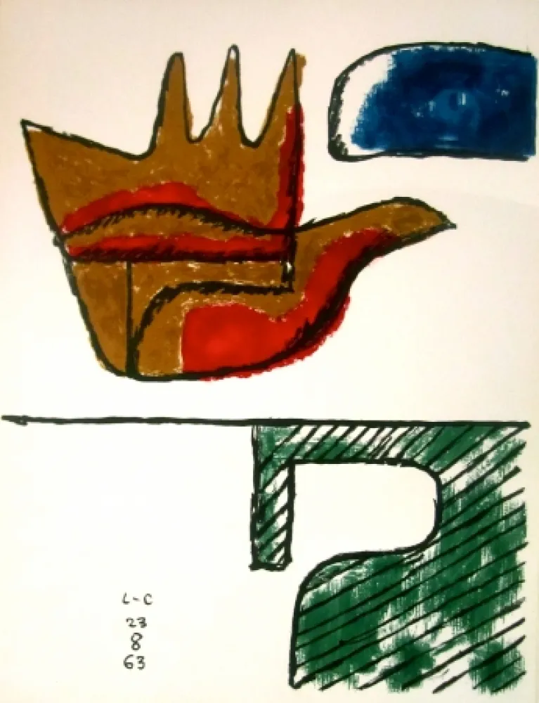 Litografía Le Corbusier - The Open Hand