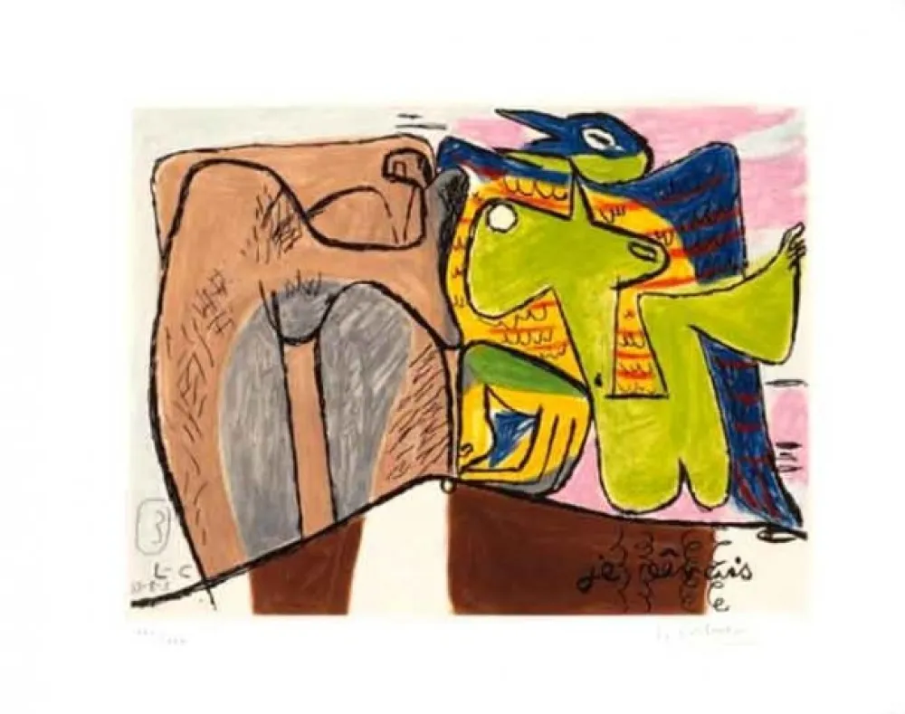 Aguafuerte Le Corbusier - Unité