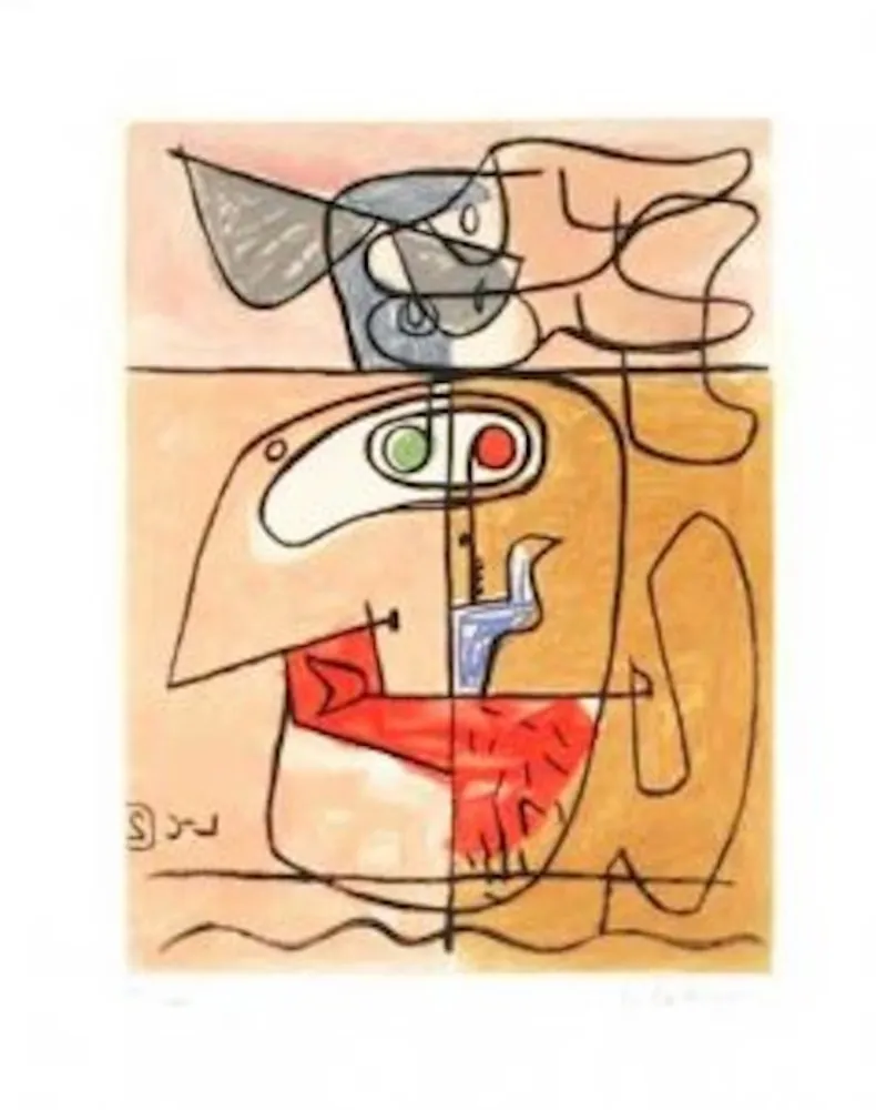 Aguafuerte Le Corbusier - Unité
