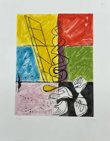 Aguafuerte Le Corbusier - Unité