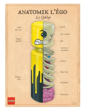 Estampa Numérica Le Cyklop - Anatomik l'Ego