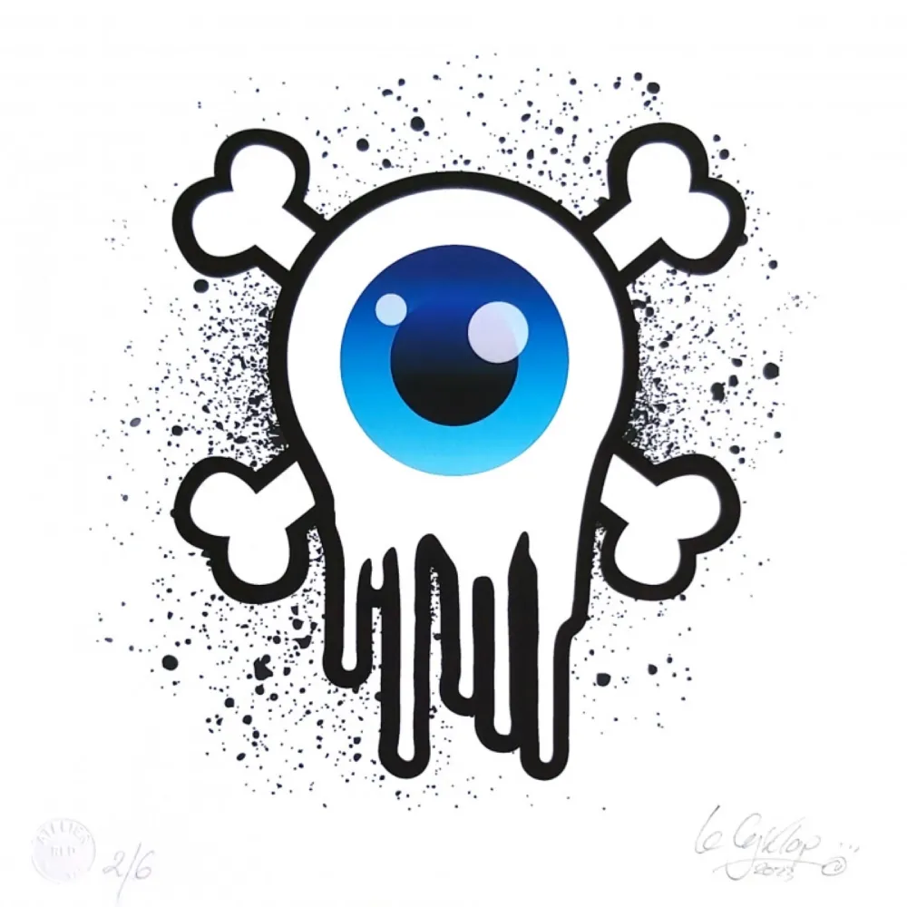 Estampa Numérica Le Cyklop - Poison bleu