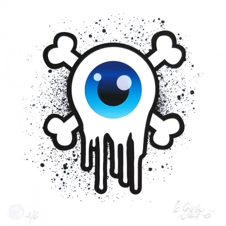 Estampa Numérica Le Cyklop - Poison bleu