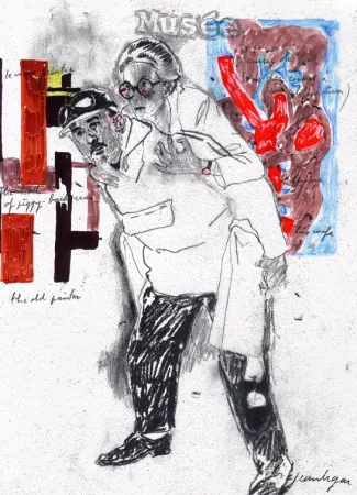 Serigrafía Le Gac - Autoportrait