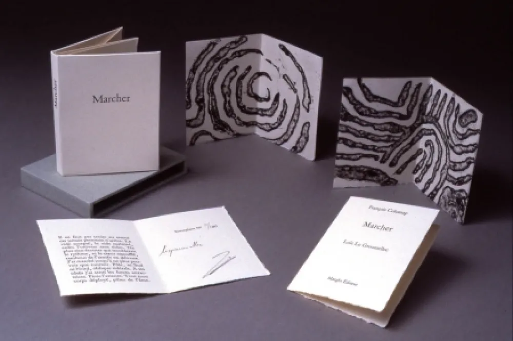 Aguafuerte Le Groumellec - Marcher