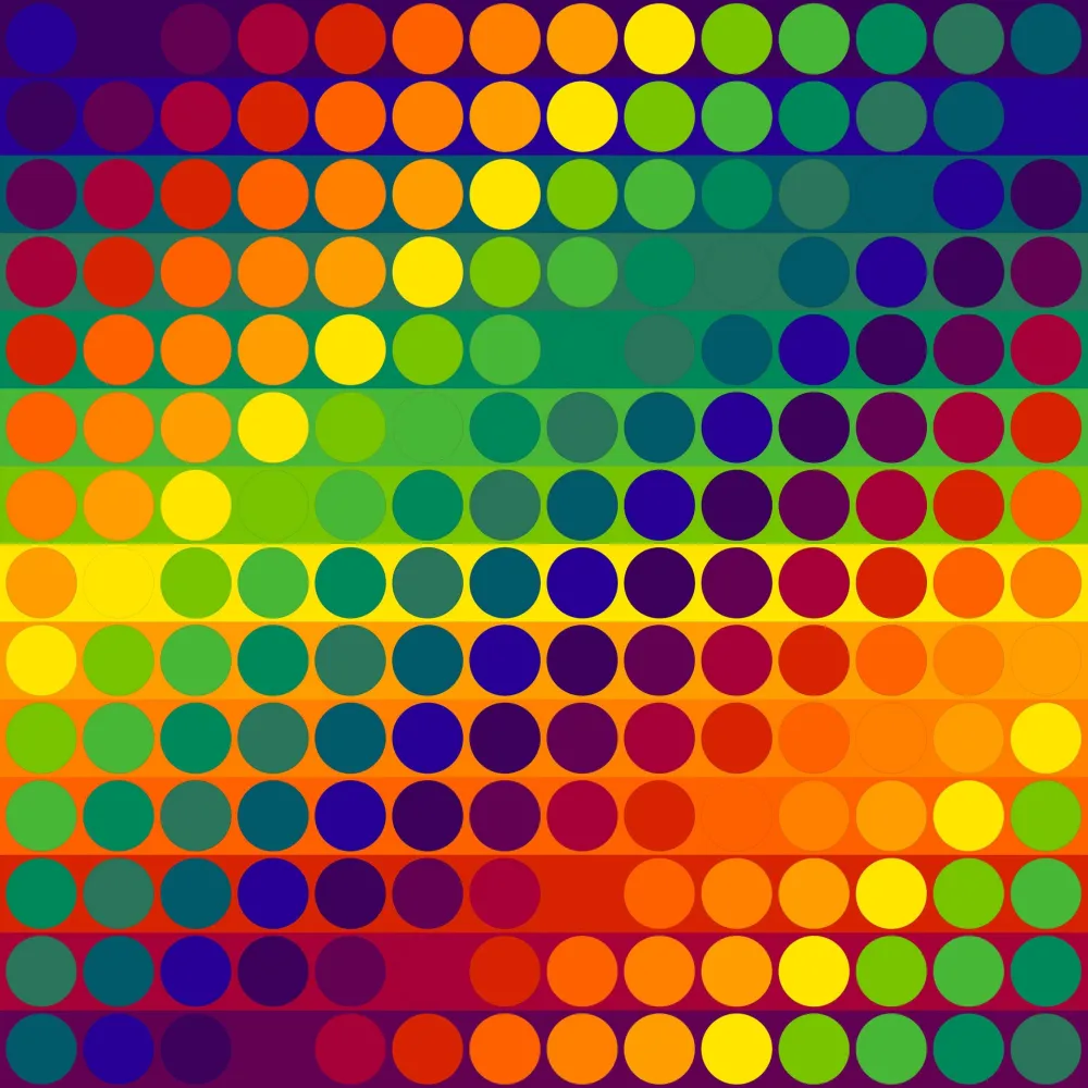 Litografía Le Parc - Color Secuencia 11