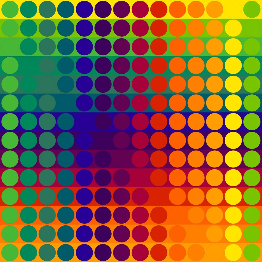 Litografía Le Parc - Color Secuencia 2