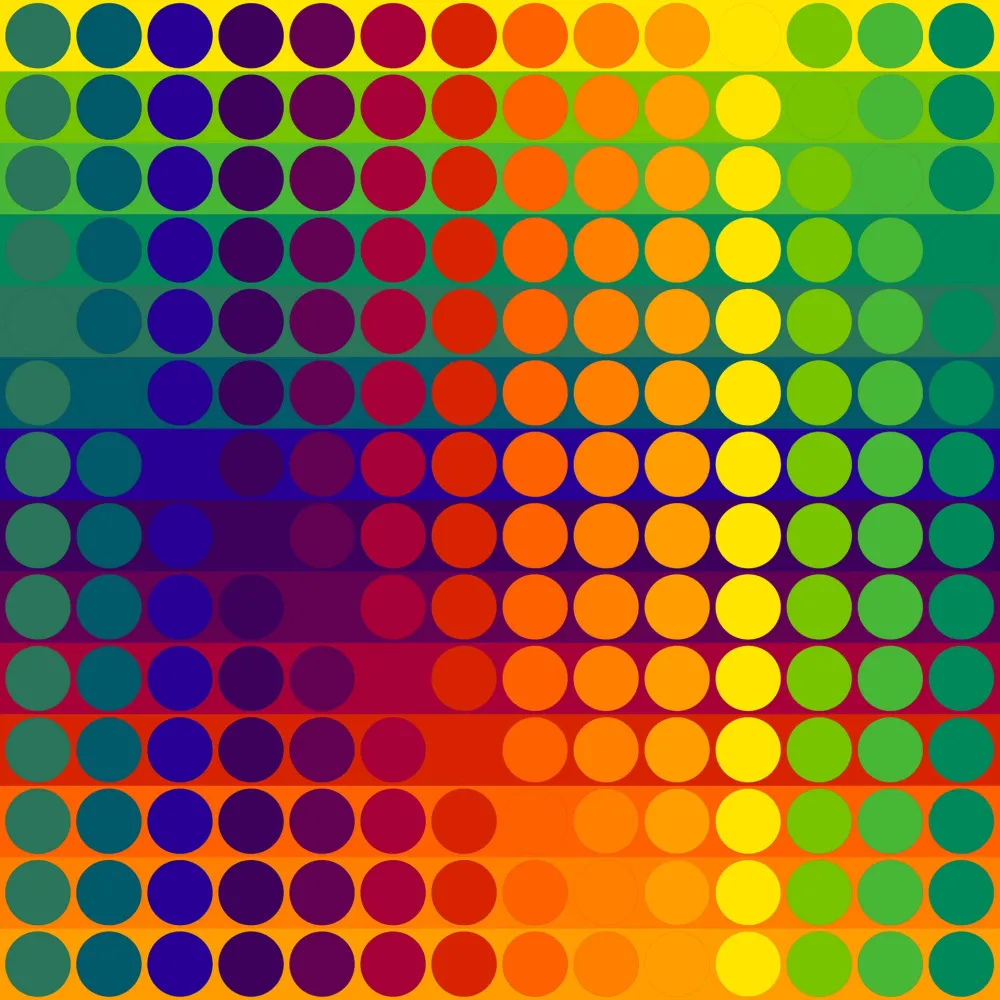 Litografía Le Parc - Color Secuencia 3