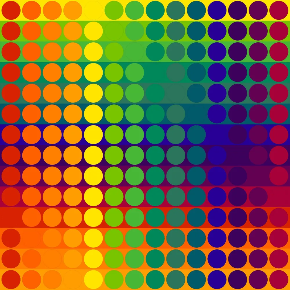 Litografía Le Parc - Color Secuencia 6