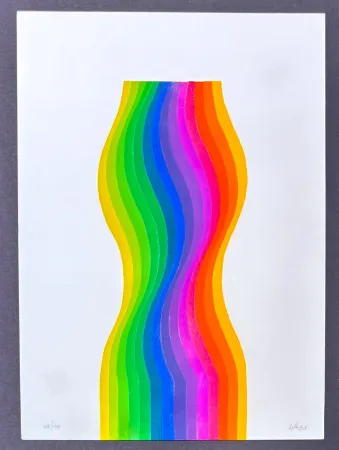Serigrafía Le Parc - Julio Le Parc (1928) - Screenprint on Paper - 1973