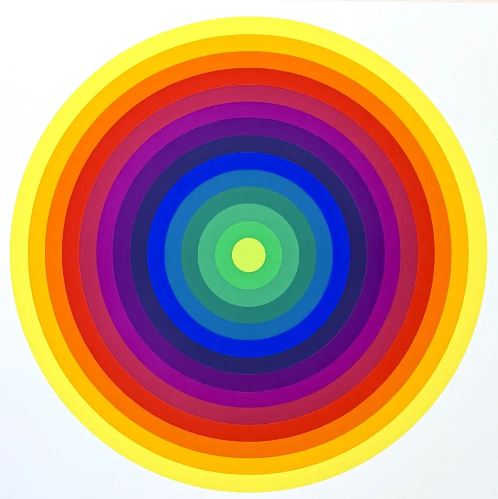 Serigrafía Le Parc - Julio Le Parc (1928) – Serigraphy on paper – 1971